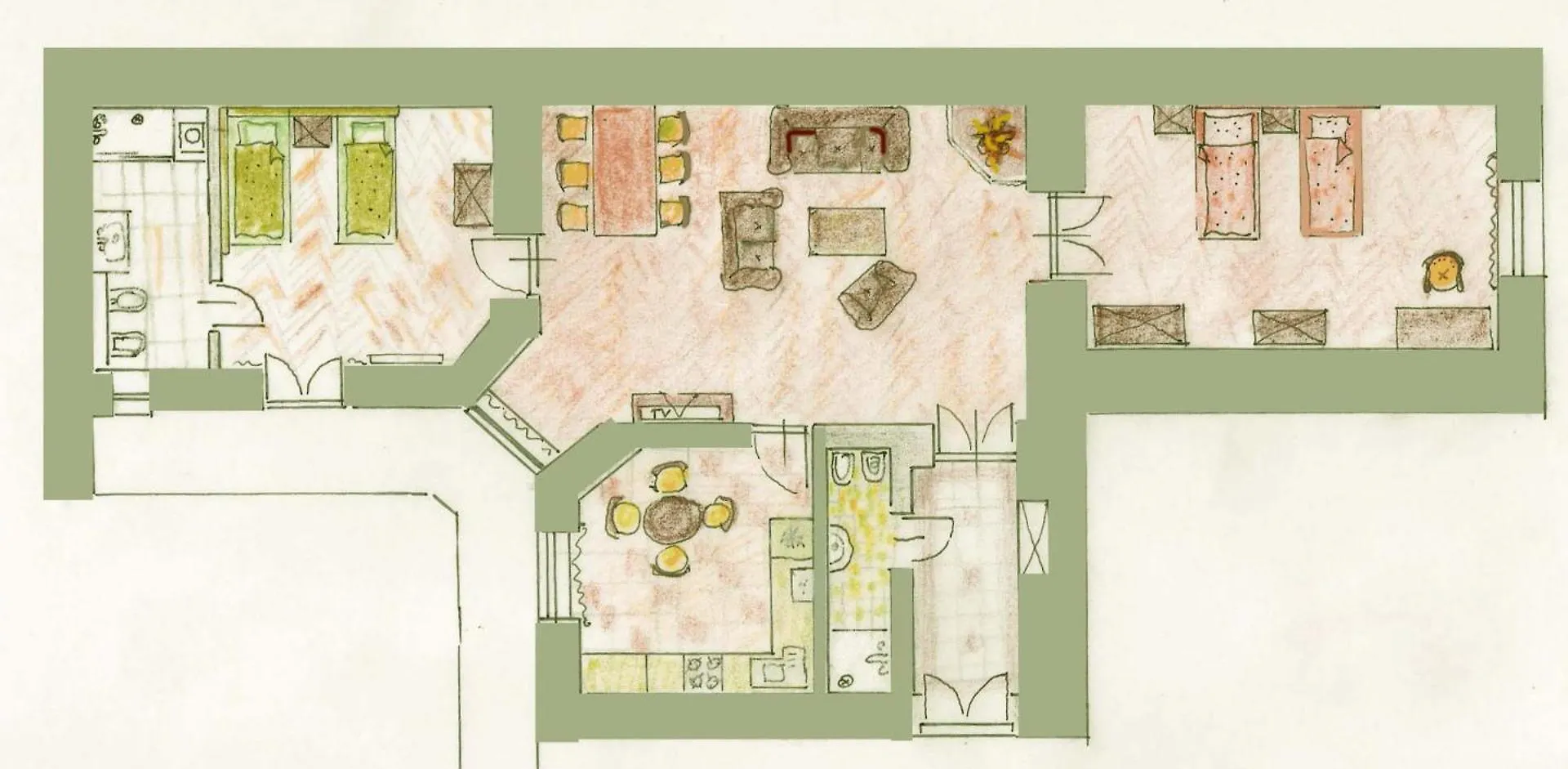 Best Location To Explore Krakow Spacious 105M2 Apartment